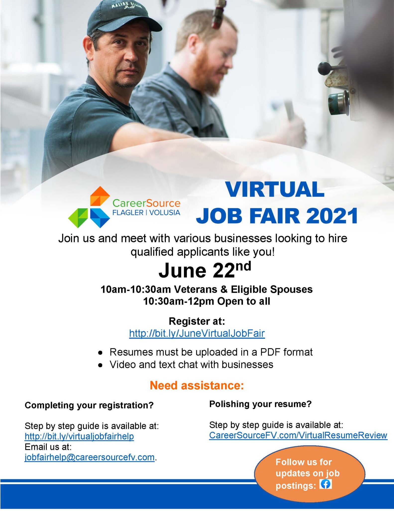 Virtual Job Fair CareerSource Flagler Volusia